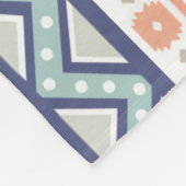 Indianerisches Muster Fleecedecke (Ecke)