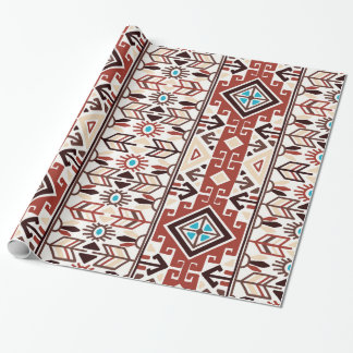 Indianerisches Muster Geschenkpapier