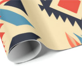 Indianerisches Muster Geschenkpapier (Rolleneckpunkt)