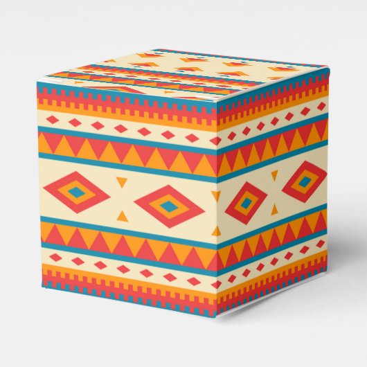 Indianerisches Muster Geschenkschachtel (Vorderseite)