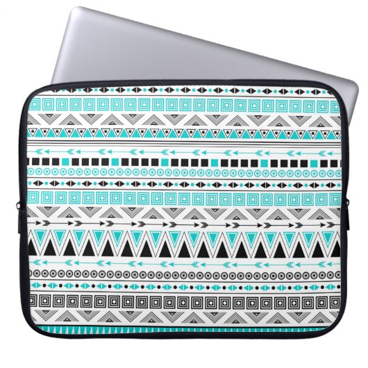 Indianerisches Muster Laptopschutzhülle (Vorderseite)