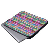 Indianerisches Muster Laptopschutzhülle (Vorne Knopf)