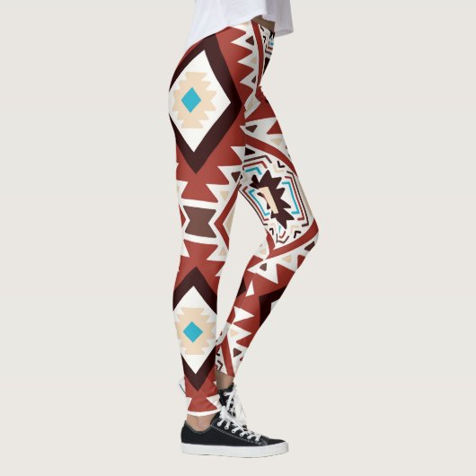 Indianerisches Muster Leggings (Rechts)
