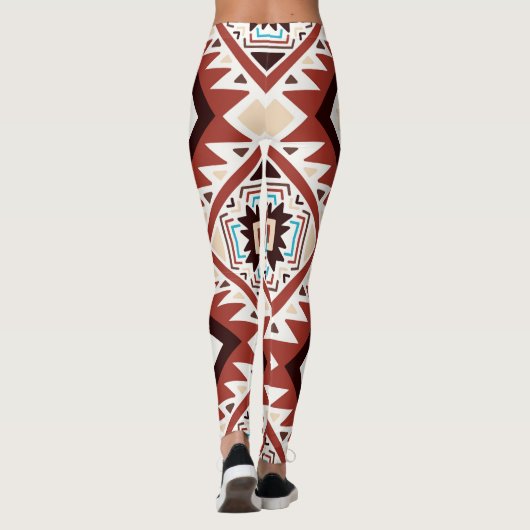 Indianerisches Muster Leggings (Rückseite)