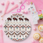 Indianerisches Muster Pappteller (Party)