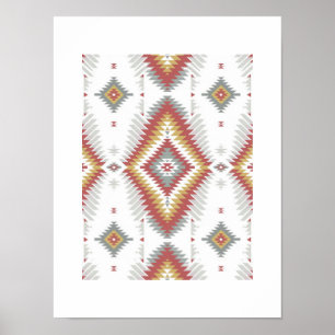 Indianerisches Muster Poster