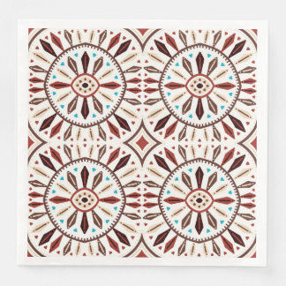 Indianerisches Muster Serviette