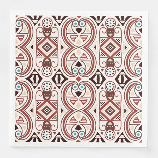 Indianerisches Muster Serviette (Vorderseite)