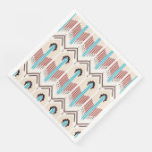 Indianerisches Muster Serviette (Ecke)