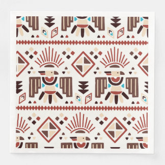 Indianerisches Muster Serviette