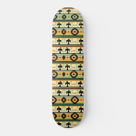 Indianerisches Muster Skateboard (Vorderseite)