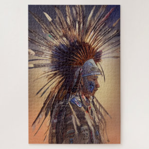 Indianerisches Ojibwe-Puzzle Puzzle