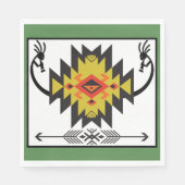 Indianerisches Party Kokopelli Party Serviette (Vorderseite)