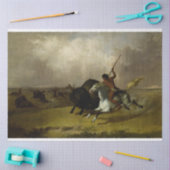 Indianerjagd Buffalo Decoupage Seidenpapier (Basteln)