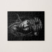 Indianerjunge 2004 zeichnend puzzle (Horizontal)