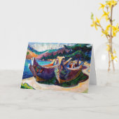 Indianerkanadische Emily Carr-Malerkanonen Karte (Gelbe Blume)