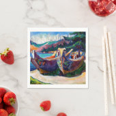 Indianerkanadische Emily Carr-Malerkanonen Serviette (Beispiel)