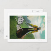 Indianerkanone mit Figurehead in AlaskaStaat Postkarte (Vorne/Hinten)