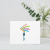 Indianerkleidung Postkarte (Stehend Vorderseite)
