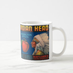 Indianerkopf Kaffeetasse