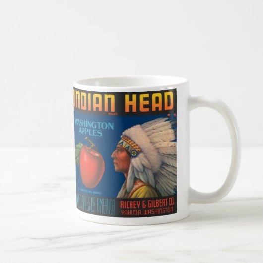 Indianerkopf Kaffeetasse (Rechts)