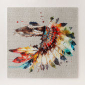 Indianerkopfbund-Puzzle Puzzle (Horizontal)
