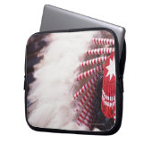 Indianerkopfkleid Laptopschutzhülle (Vorderseite Links)