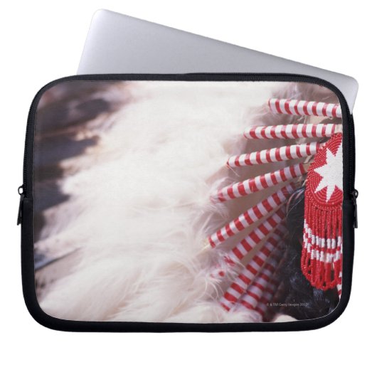 Indianerkopfkleid Laptopschutzhülle (Vorderseite)