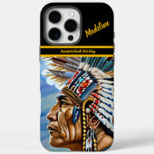 IndianerkriegerGazes Case-Mate iPhone Hülle (Rückseite)