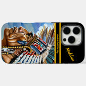 IndianerkriegerGazes Case-Mate iPhone Hülle (Rückseite (Horizontal))