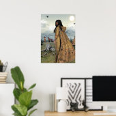 Indianerleben Poster (Heimbüro)