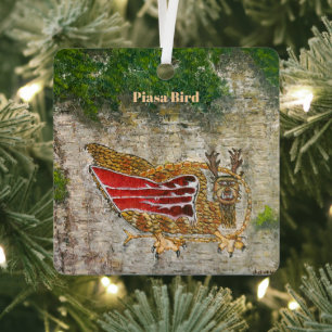 Indianerlegende Piasa-Vogel  Ornament Aus Metall