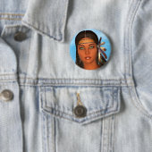 Indianermädchen Button (Beispiel)