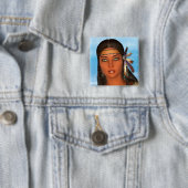 Indianermädchen Button (Beispiel)