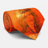 Indianermädchen Krawatte (Gerollt)