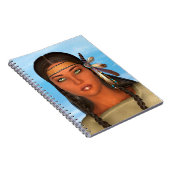 Indianermädchen Notizblock (Rechte Seite)