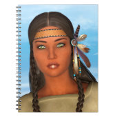 Indianermädchen Notizblock (Vorderseite)