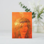 Indianermädchen Postkarte (Stehend Vorderseite)