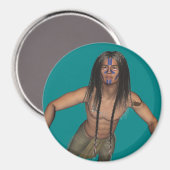 Indianermagnet Magnet (Vorderseite/Rückseite)