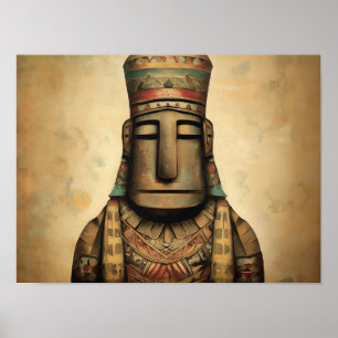 Indianermalerei Poster