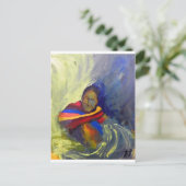 Indianermalerei Postkarte (Stehend Vorderseite)