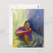 Indianermalerei Postkarte (Vorne/Hinten)