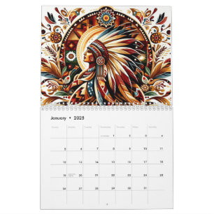Indianermann Kalender