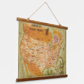 Indianermauer Wandteppich Mit Holzrahmen (Gewinkelt)