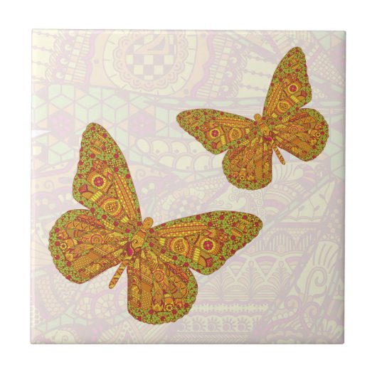 Indianermonarchie Fliese (Vorderseite)