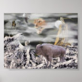 Indianermond Poster (Vorne)