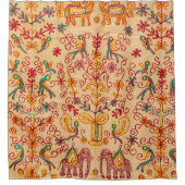 Indianermuster auf Fabrikindian, Stoff, India, ora Duschvorhang (Vorderseite)