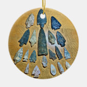 Indianerpfeife Keramik Ornament (Vorne)