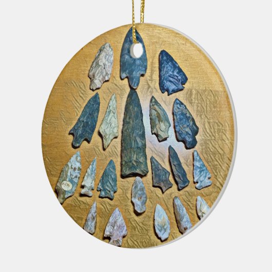 Indianerpfeife Keramik Ornament (Links)