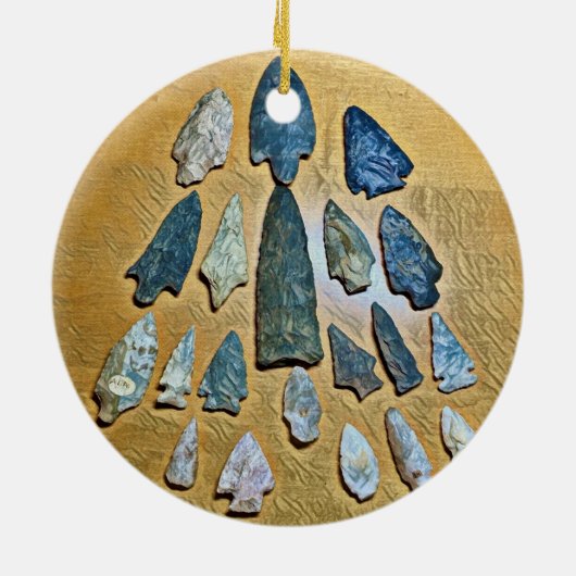 Indianerpfeife Keramik Ornament (Hinten)